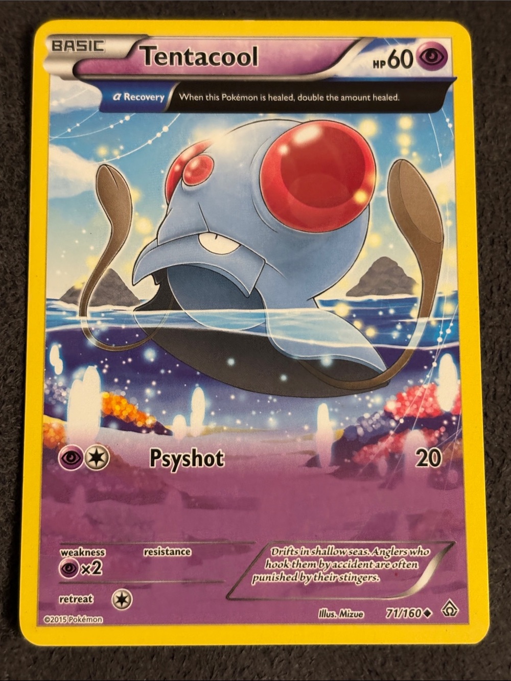 Tentacool Pokemon Card - Picture 1 of 2